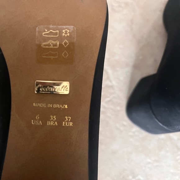 L’intervalle Nubuck square toe heels - Picture 4 of 4